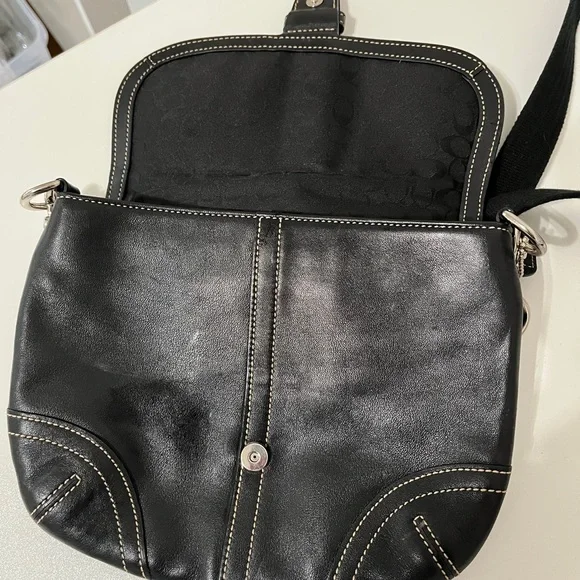 Women’s Classic Vintage Y2K Soho Leather COACH Crossbody Bag 7843 - Picture 5 of 7
